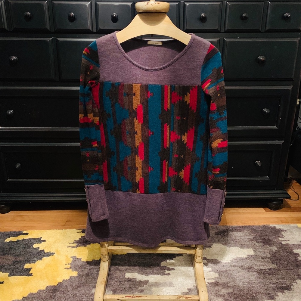 NWOT Mon Ami Southwest Design Dress